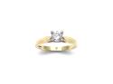 18ct Yellow Gold Diamond Solitaire Ring