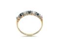 9ct Blue & White CZ Eternity Ring