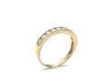 14ct Yellow Gold CZ Eternity Ring