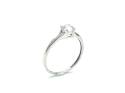 9ct White Gold CZ Solitaire Ring