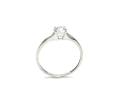 9ct White Gold CZ Solitaire Ring