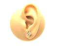 9ct Yellow Gold Clover Style Stud Earrings