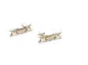 9ct Fancy Cross Stud Earrings