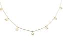 9ct Yellow Gold Hanging Star Charm Necklace