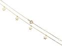 9ct Yellow Gold Hanging Star Charm Necklace