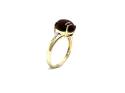 9ct Dyed Tigers Eye & Diamond Ring