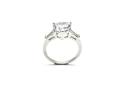 Silver CZ Heart Ring