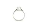 Silver CZ Solitaire Ring