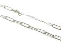 Silver Diamond Cut Paperlink Necklet