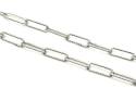 Silver Diamond Cut Paperlink Necklet