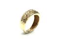 9ct Yellow Gold Floral Detailed Ring