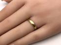 18ct Patterned Wedding Ring 4mm