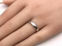 9ct White Gold Wedding Ring 4mm