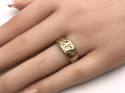 9ct Yellow Gold Mizpah Ring