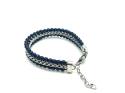 Stainless Steel Bracelet Lapis Lazuli Beads