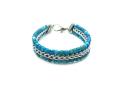 Stainless Steel Bracelet Turquoise Beads