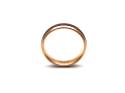 Tungsten Carbide Wood Inlay & Rose IP Plating Ring