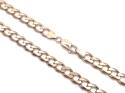 9ct Yellow Gold Curb Chain 21 Inch