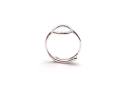 Silver Cut Out Karma Circle Adjustable Ring