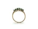 9ct Yellow Gold Emerald & Dimaond Ring