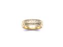 14ct Yellow Gold Patterned Wedding Ring