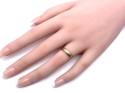 18ct Yellow Gold Patterned Wedding Ring