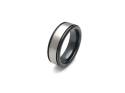 Tungsten Carbide & Black IP Plating Ring