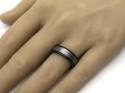 Tungsten Carbide & Black IP Plating Ring