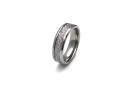 Tungsten Carbide Meteorite Honeycomb Inlay Ring