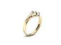 9ct Yellow Gold Three Colour Ring