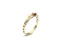 9ct Yellow Gold Buckle Ring