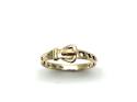 9ct Yellow Gold Buckle Ring