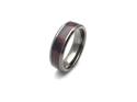 Tungsten Carbide Black & Red Carbon Fibre Inlay