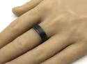 Tungsten Carbide Black IP Plating Ring