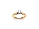 18ct Diamond Solitaire Ring 0.19ct