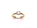 18ct Diamond Solitaire Ring 0.25ct