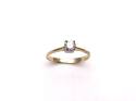 9ct Yellow Gold Diamond Solitaire Ring