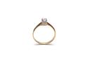 9ct Yellow Gold Diamond Solitaire Ring