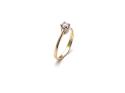 9ct Yellow Gold Diamond Solitaire Ring