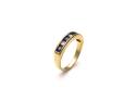 18ct Sapphire & Diamond Eternity Ring