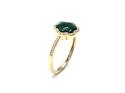 9ct Yellow Gold Malachite Ring & Diamond Ring