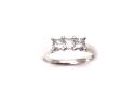 Platinum Diamond 3 Stone Ring