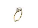 9ct Yellow Gold CZ Solitaire Ring