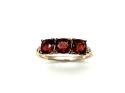 9ct Yellow Gold Garnet & Zircon Ring