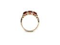 9ct Yellow Gold Garnet & Zircon Ring