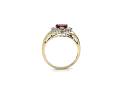 9ct Synthetic Ruby & Diamond Ring