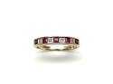 9ct Ruby & Diamond Eternity Ring