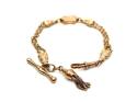 9ct Rose Gold Albertina Style Bracelet