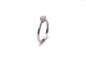 9ct White Gold Diamond Solitaire Ring