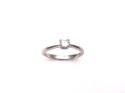 9ct White Gold Diamond Solitaire Ring